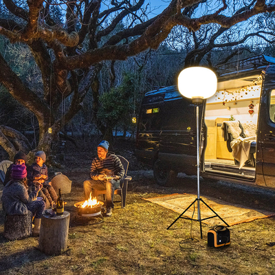 Dmuchalne oświetlenia budowlane 320W LED balon świetlny wieża dla RV Travel