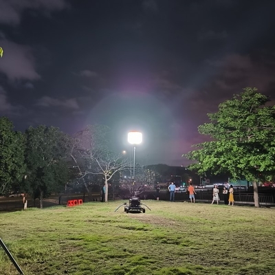 IP65 wodoodporne 500W 800W 1400W Mobilne światła balonów słonecznych przenośnych świateł wieży Generator Led światło pracy