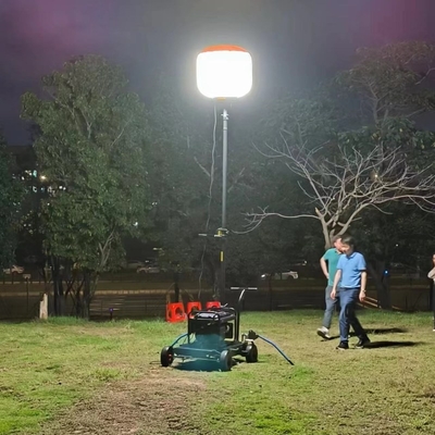 700W przenośny generator LED Mobilna wieża świetlna do potrzeb oświetlenia budowlanych i zewnętrznych
