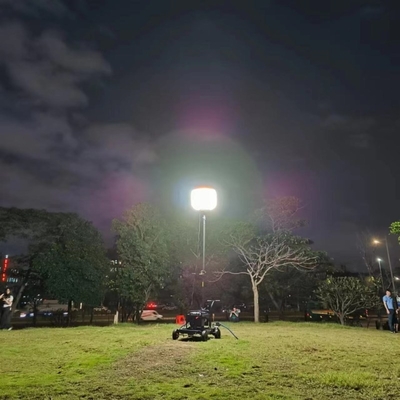 IP65 LED Telescopic Mast Inflatable Work Light Tower dla budownictwa i dróg