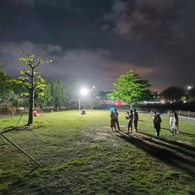 IP65 LED Telescopic Mast Inflatable Work Light Tower dla budownictwa i dróg