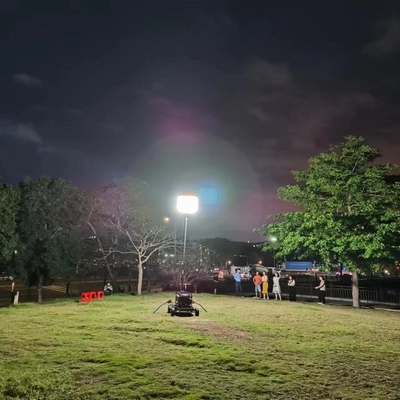 IP65 LED Telescopic Mast Inflatable Work Light Tower dla budownictwa i dróg