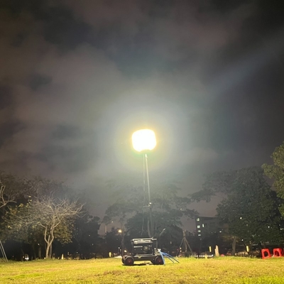 IP65 LED Telescopic Mast Inflatable Work Light Tower dla budownictwa i dróg