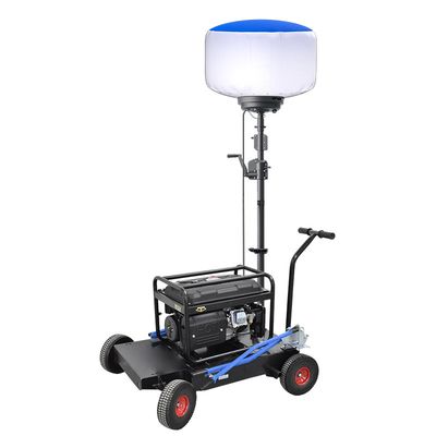 Ręczna klapka trójkąta LED zewnętrzne światła balonowe 600W Mobilna wieża świetlna dla wykonawcy