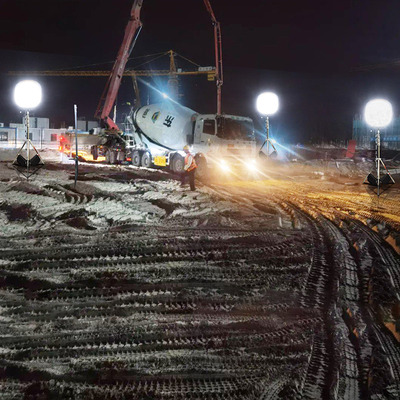 Oświetlenie 360 stopni Led Balonowe światła 500W Odciągająca wieża świetlna