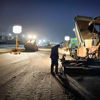 Super jasna lampa balonowa LED 1000W LED Balon Przenośna wieża świetlna dla placu budowy