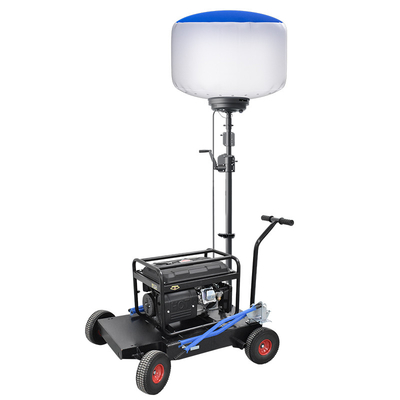 Teleskopowy przenośny generator wieży świetlnej 1400W Lampy balonowe 224000lm