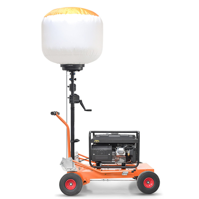 AC220V Wysoki maszt wieża świetlna 700W Balon Bateria napędzana LED wieża świetlna dla budownictwa