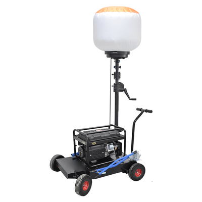 Rozmiar konstrukcji Balony Wieża świetlna konstrukcyjna 80000lm 500W Generator Diesla Wieża świetlna