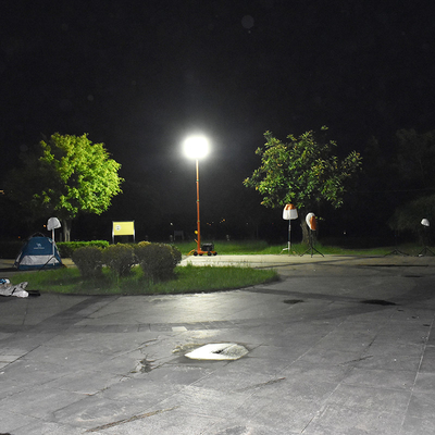 Generator energii Balonowa lampa wieży świetlnej 96000lm Teleskopowa wieża świetlna