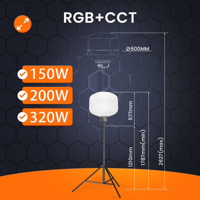 11250lm Balonowa Wieża Światła 150Watt Przenośne Światło Robocze Dla Wydarzeń