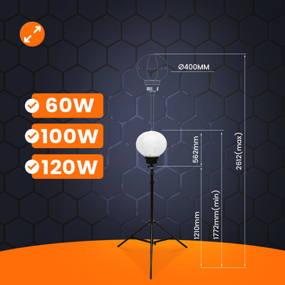 120W Led RGB Balon Light Tower Uniwersalna przenośna wieża świetlna dla wydarzeń na zewnątrz