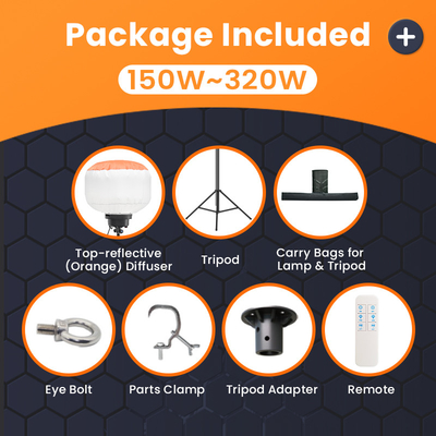 RGB LED Balon LightsS Tower 150W Light Tower Lumens Do Kempingu