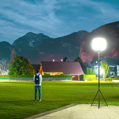 IP65 Tymczasowe światła budowlane 200W LED Balon Światłowiec budowlany Wieża dla filmowania