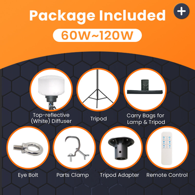 Światło balonowe LED zewnętrzne 120W 150W Mobilna wieża świetlna dla imprez