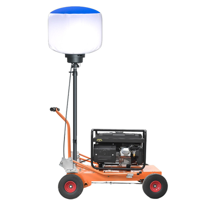 Ręczne wciskanie balonik światło wózek mobilny wieża świetlna generator światło wózek