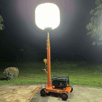 800W Przenośny LED Balon Light Tower IP65 128000lm Oświetlenie 360°