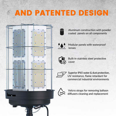 500W LED Balon Świetlny IP65 50000 godzin 160lm/W AC90-305V